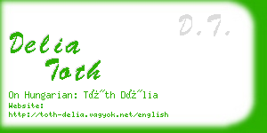 delia toth business card